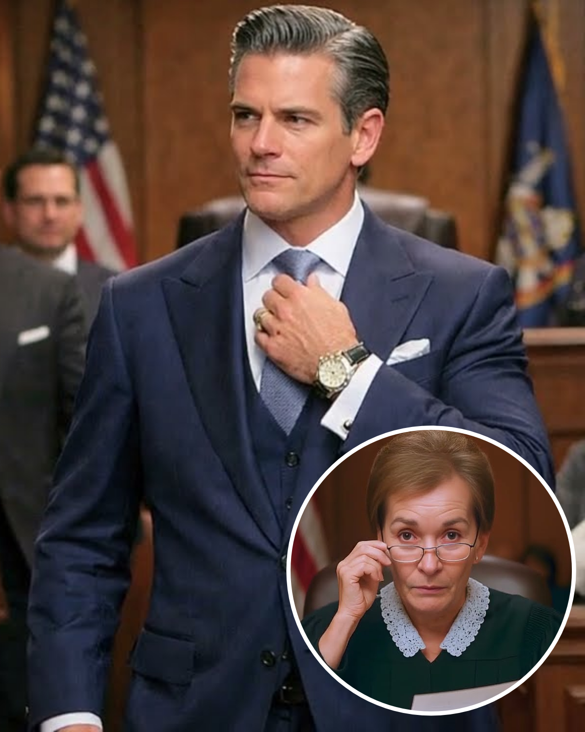 He walked into court in a $15,000 suit, acting like the law was just another bill to pay. He even tried to “explain” away shoving his 67-year-old housekeeper down the stairs. Then he threatened Judge Judy. The twist? His wealth didn’t save him—it dismantled him. | HO