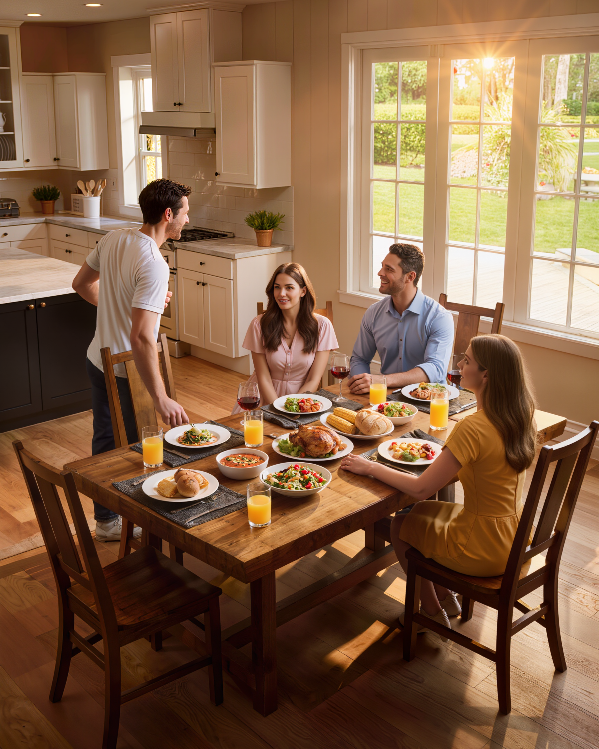 Family dinner felt “normal” until I dropped my fork. When I bent down, I saw my sister’s husband’s leg pressed between my fiancée’s knees—no flinch, like it was routine. I stood up, didn’t yell, just said: “The wedding is off.” | HO