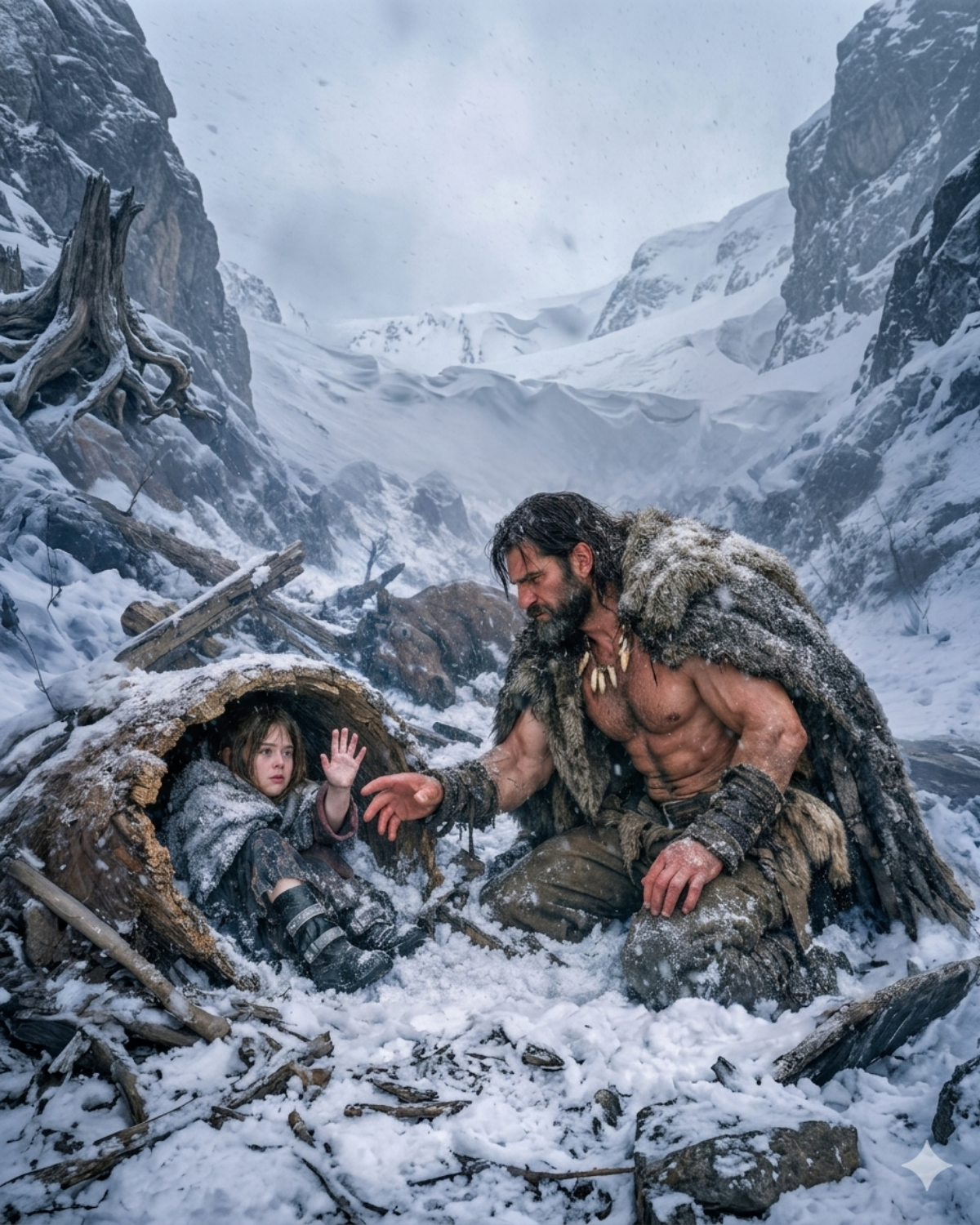 In the middle of a raging Colorado blizzard, a mountain man heard a faint cry and found a terrified little girl hidden in a hollow log, begging, “Please don’t hurt me… I can’t walk.” He wrapped her in his coat and carried her to safety — never expecting she would lead him straight into a deadly battle for justice. | HO!!!!