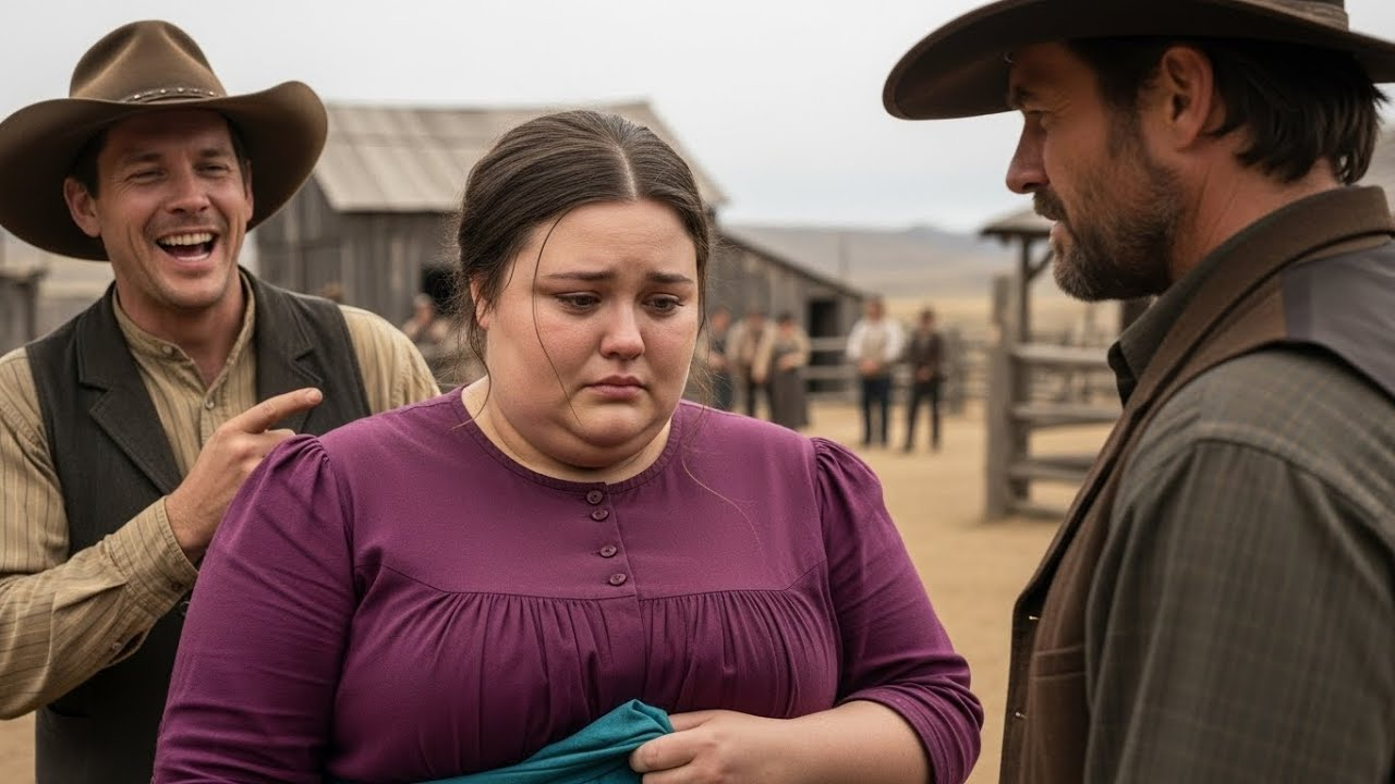 “No man would want you,” her brother laughed, then sent the 𝐨𝐛𝐞𝐬𝐞 girl west as a mail-order bride. When she stepped off the train, the rancher stared at the wrong photo… Then quietly said, “You can… ” | HO