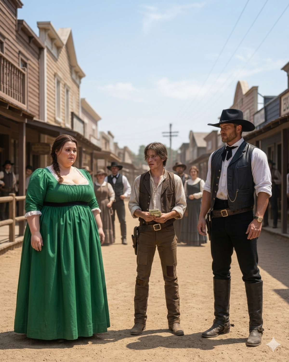 In the town square, Violet’s own brother sold her at auction for $600, calling her “𝐛𝐫𝐞𝐞𝐝𝐢𝐧𝐠 𝐬𝐭𝐨𝐜𝐤.” The highest bidder was the towering, ruthless rancher Colt Brennan. Everyone expected the worst… but what Colt did next changed her life forever. | HO