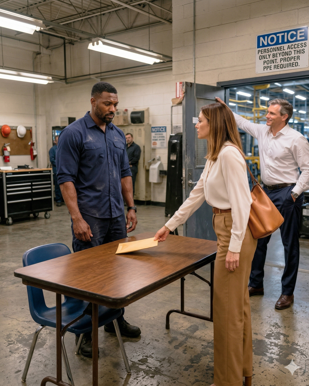 She handed him the divorce papers in the break room, standing proudly beside his boss. “I deserve better than this life,” she said coldly. | HO