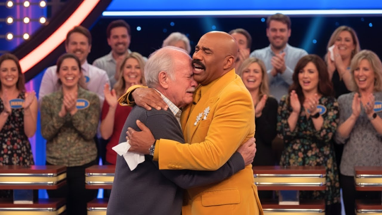 Steve Harvey asked an 82-year-old grandfather a simple Fast Money question: “Name the first thing people do when they wake up.” The old man paused, eyes filling with tears, then softly answered… The entire studio stopped and cried. | HO!!!!