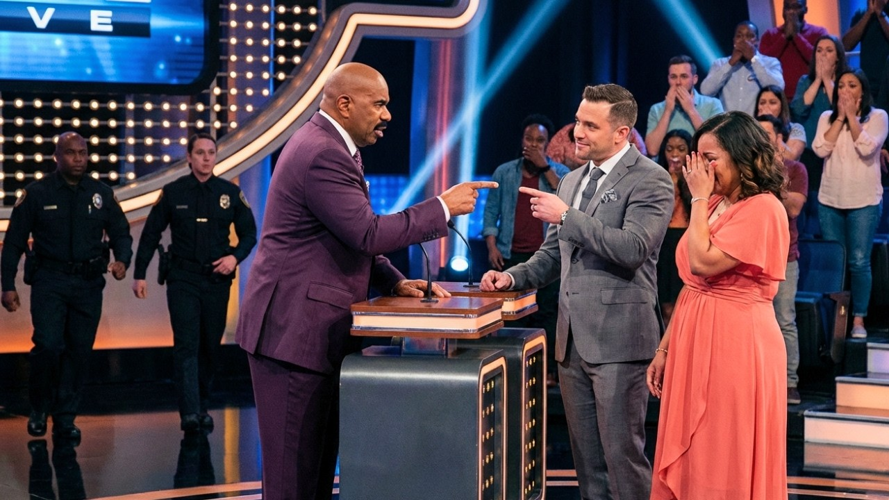A sweet couple appeared on the Steve Harvey Show, smiling like they had the perfect marriage. But husband calls his wife STUPID on stage — Steve Harvey made him regret it IMMEDIATELY | HO!!!!
