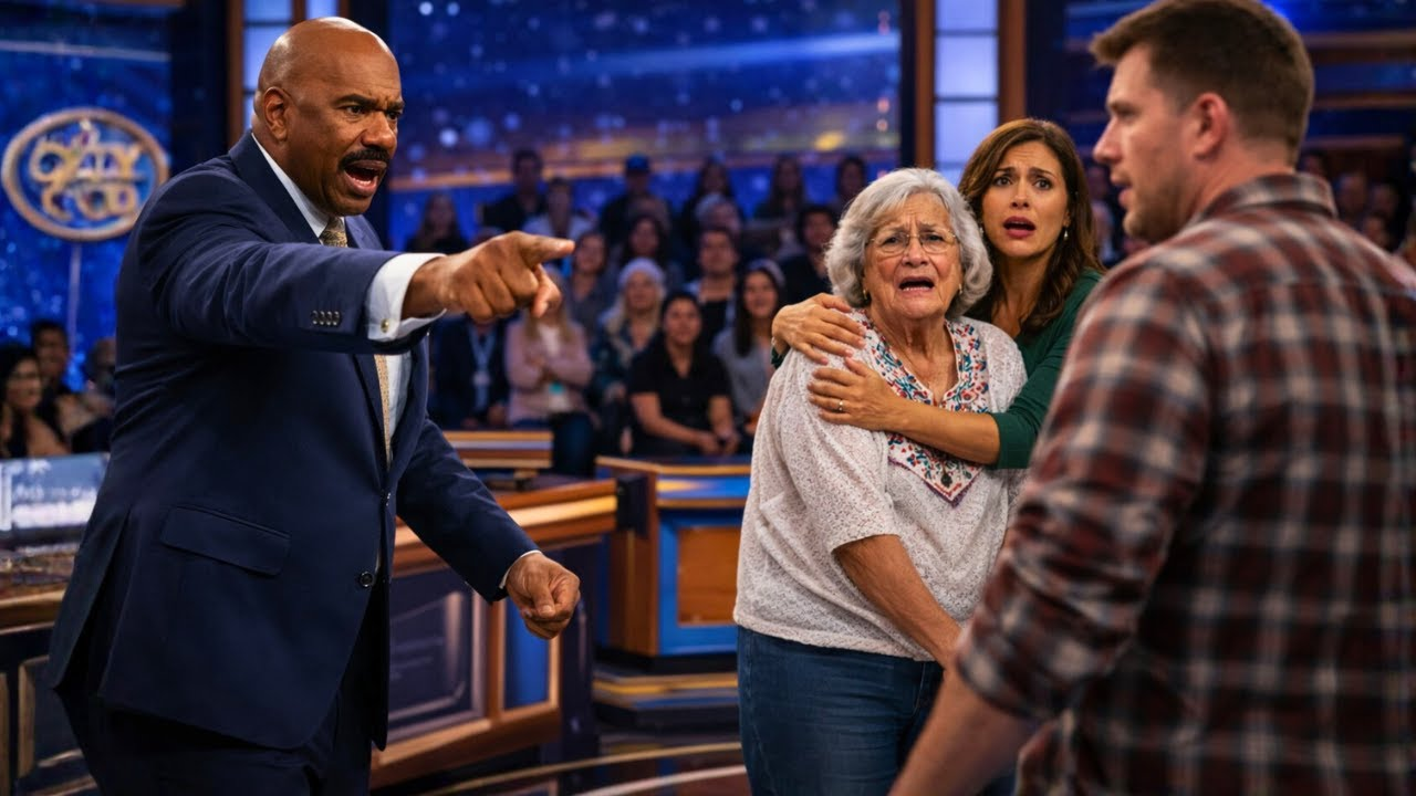 Steve Harvey KICKED OUT 𝐑𝐚𝐜𝐢𝐬𝐭 Contestant After Disgusting Slur Against Immigrant Family. The audience was stunned… and so was America. | HO!!!!
