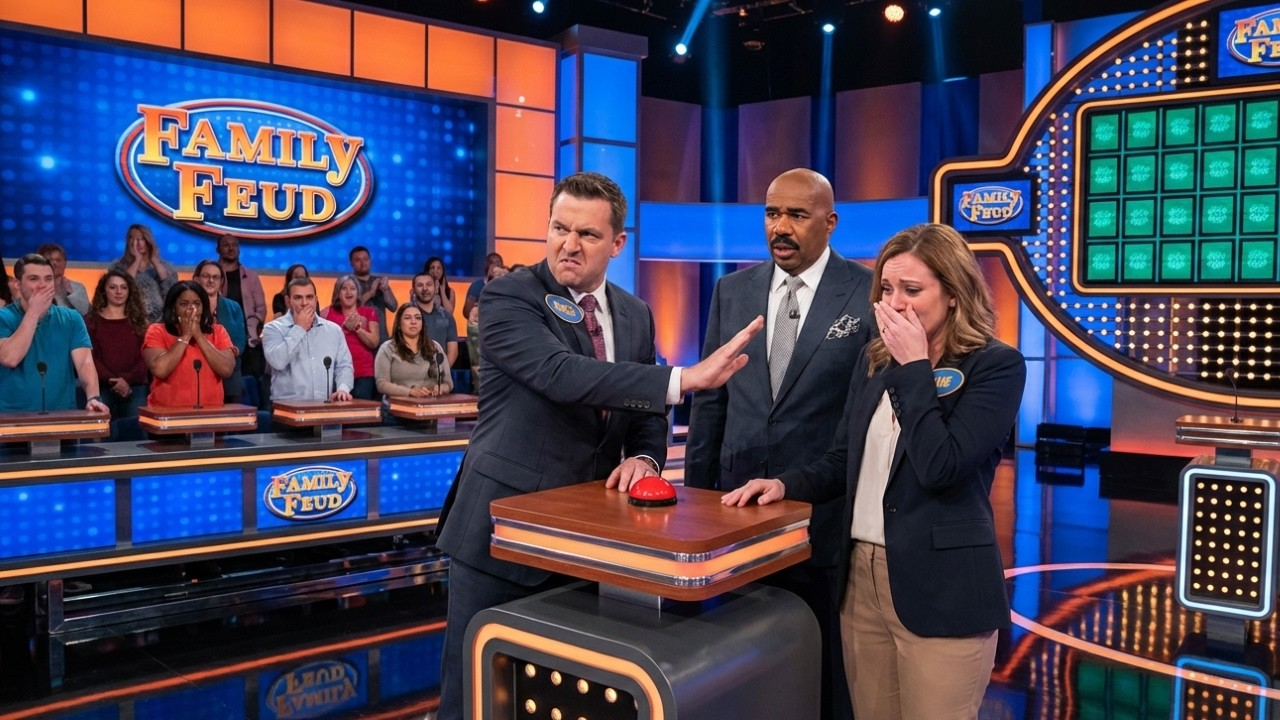 Husband Tells His Wife to “Shut Up and Look Pretty” on Stage — Steve Harvey REMOVED Him Immediately | HO!!!!