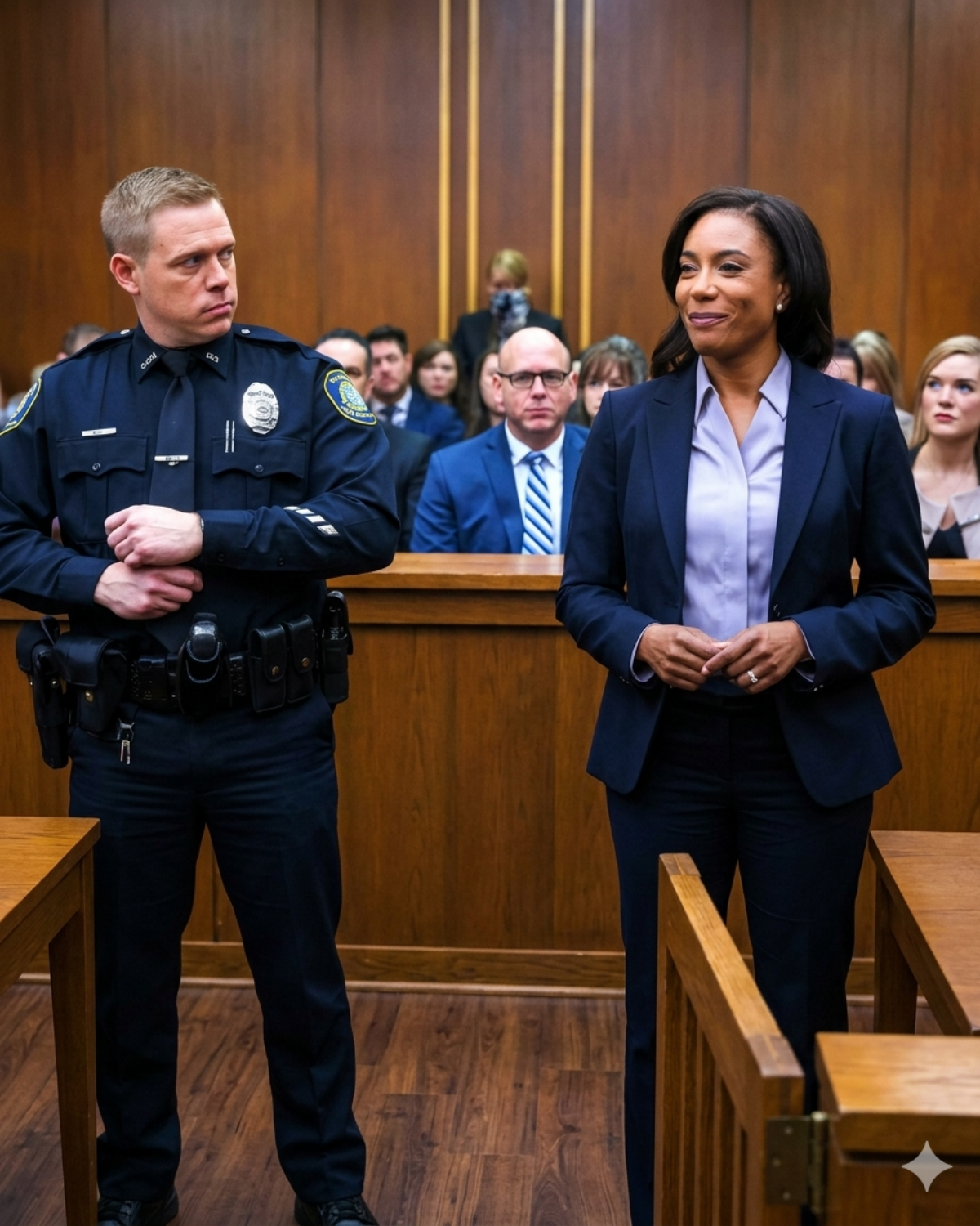 “Check my military rank first, please” He Thought His Badge Made Him Untouchable—Until He Brought the Wrong Woman to Court | HO!!!!