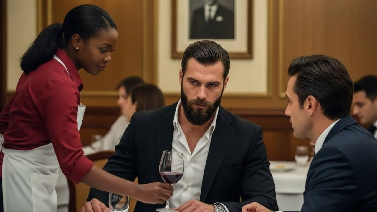 (FULL) The Waitress Switched His Glass in Silence — The Billionaire Watched, Realizing She’d Saved His Life |