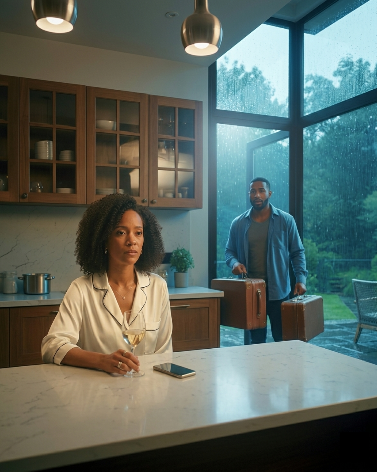 My Husband Texted, “Running late, catching up with Sarah.” I Replied, “No Rush—Your Suitcases Are By The Door” | HO