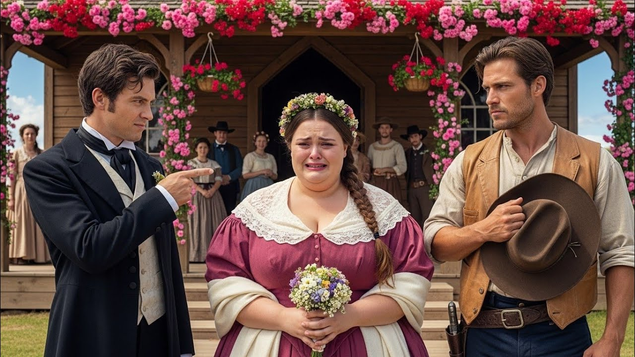 “𝐋𝐨𝐬𝐞 𝐰𝐞𝐢𝐠𝐡𝐭 𝐟𝐢𝐫𝐬𝐭,” The Groom Sneered. He looked her up and down like she was a problem to fix. The room went quiet. Then a rancher stepped forward, calm and certain: “She’s exactly what I want.” And suddenly, everything shifted. | HO