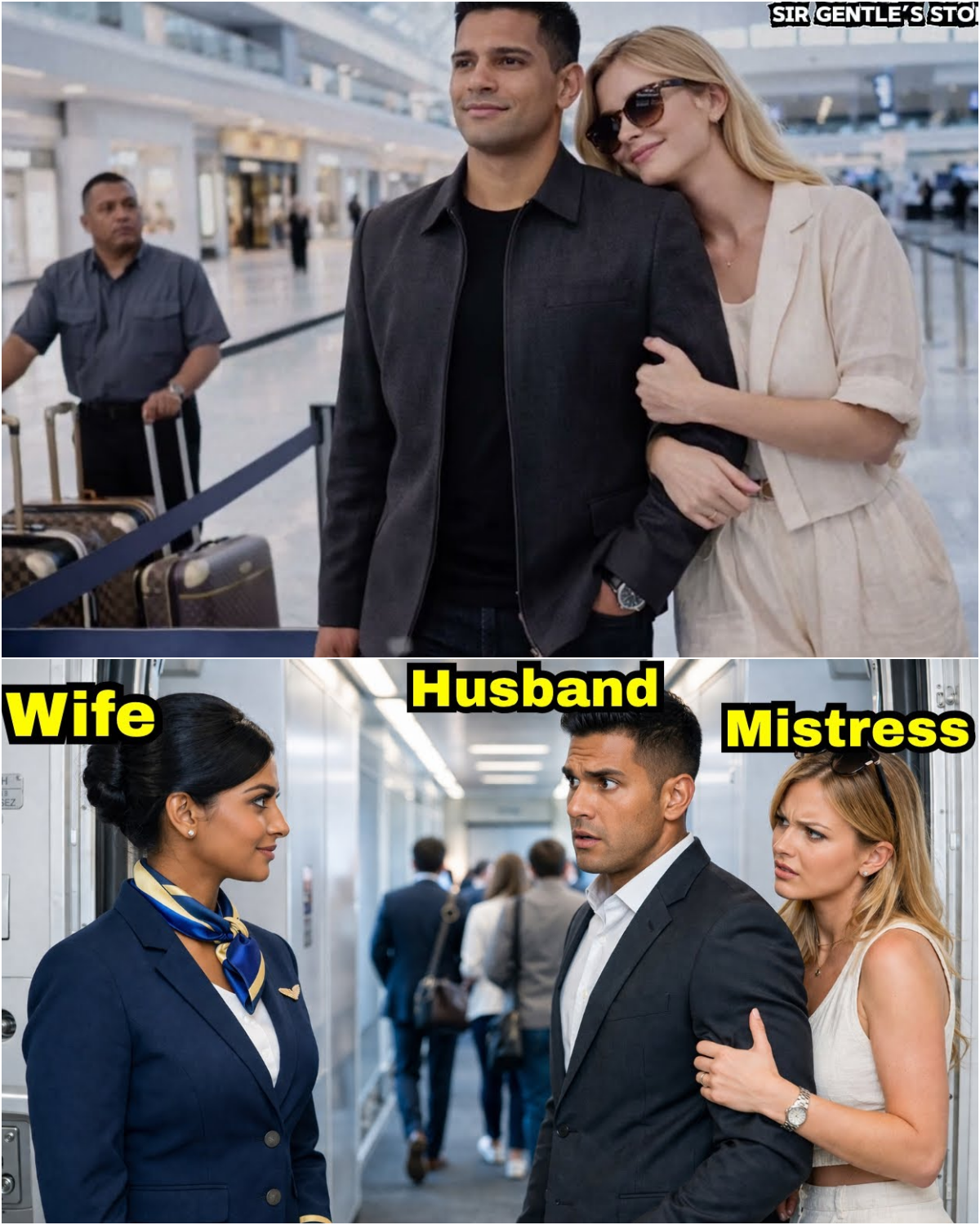 She welcomed them both aboard. First class. Champagne. A smile he didn’t recognize until it was too late. He thought he was flying away with his mistress. Turns out, his wife was flying somewhere else entirely. | HO