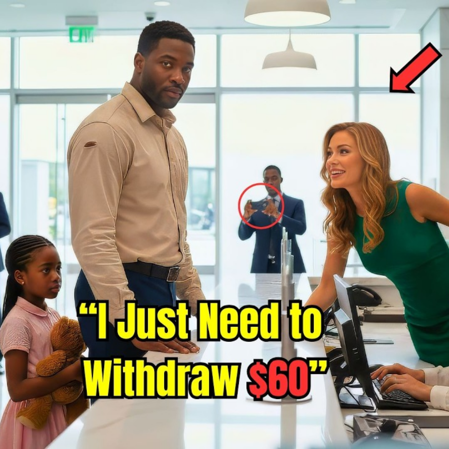 “I Just Need to Withdraw $60” Black Single Dad Said — The Billionaire Laughed…Then Silent | HO