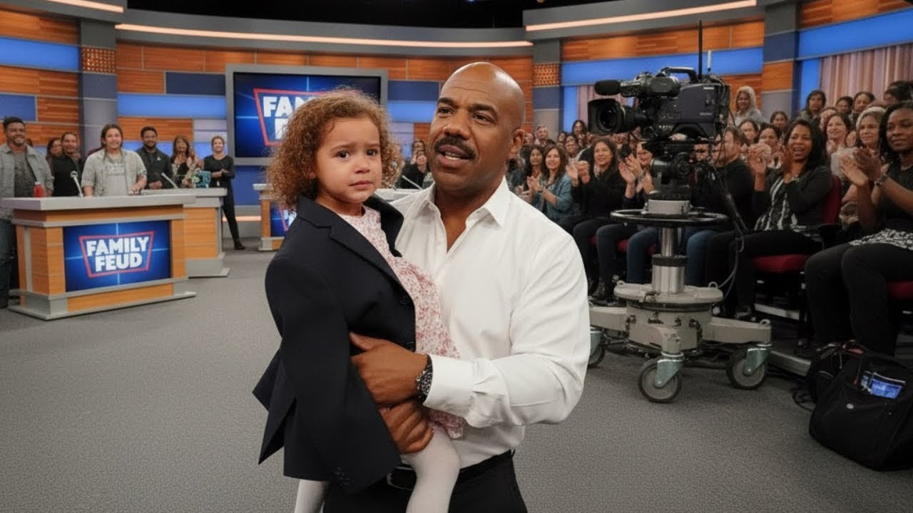 Just watched the sweetest Family Feud moment. Steve Harvey stopped mid-joke when he spotted a little girl crying in the audience. | HO!!!!