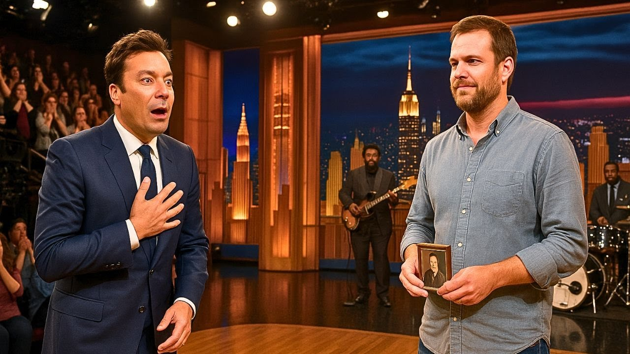 Jimmy Fallon was mid-sentence when Robin Williams’ son suddenly walked onstage unannounced. The laughter stopped as Zachary handed him a small wooden box containing an old cassette tape labeled in Robin’s handwriting | HO!!!!