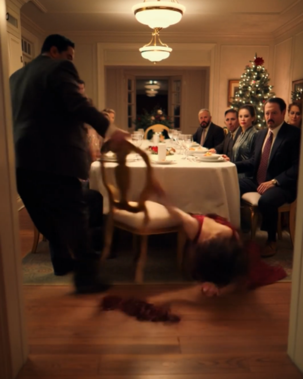 S – My STEPDAD Pushed Me At The Christmas Table: “This Seat Is For My REAL Daughter, Get Out.” I Did…