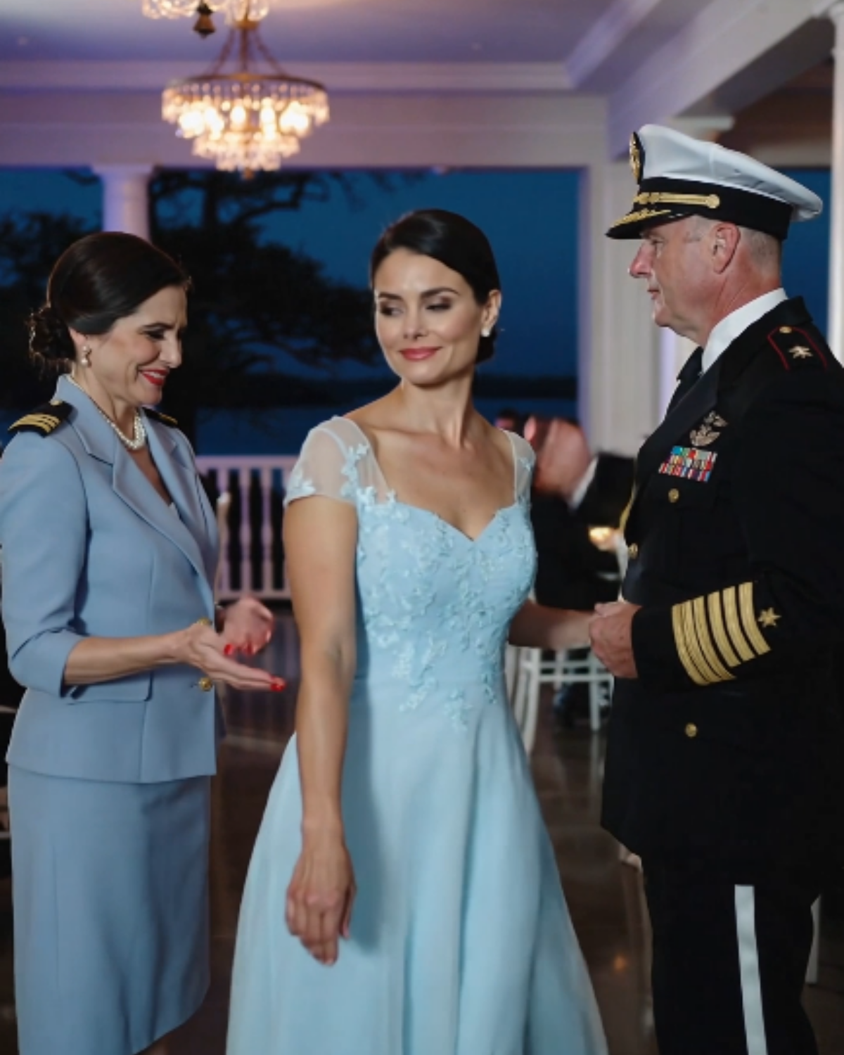 s – At My Sister’s Engagement to a SEAL Captain, They Introduced Me as”The Failure”—Until He Saluted Me.