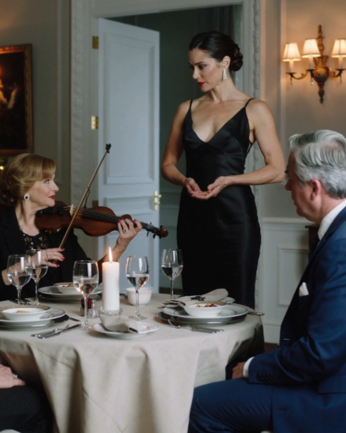 s – At Christmas Dinner, They Said I Was Just A Nanny—Then The Groom’s Father Said, “She Owns The Venue”