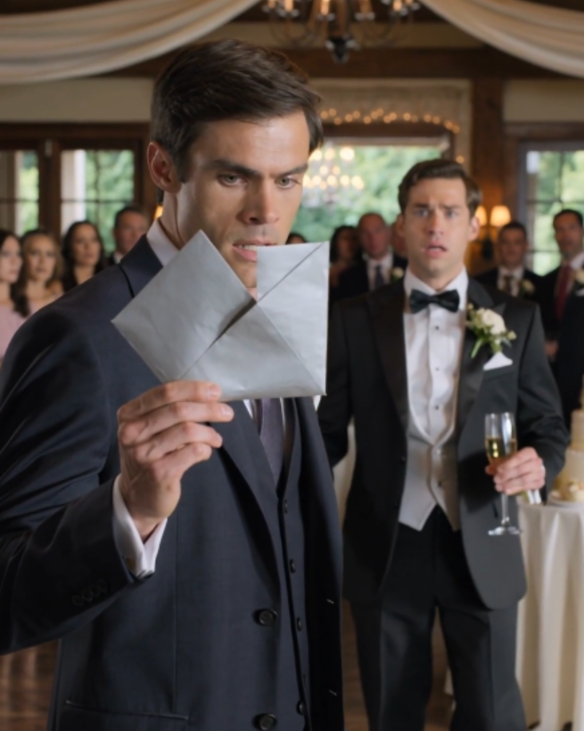 At My Brother’s Wedding, I Was Told To ‘Stand Near The Wall’ So I Wouldn’t Ruin The Family Photos. My Seat? Taken By His Fiancée’s Cousin’s Plus-One. I Walked Up To The Gift Table, Took Back My Envelope, And Said, ‘Don’t Worry — I’ll Stay Out Of The Frame Forever.’ He Came Running As I Walked Out.
