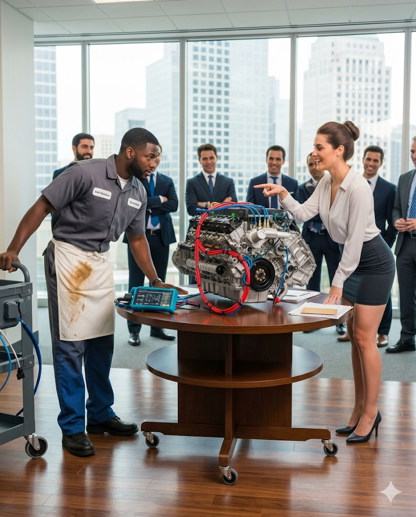 S – Female CEO Mocked a Black Mechanic: “Fix This Engine and I’ll Marry You” — Then He Did