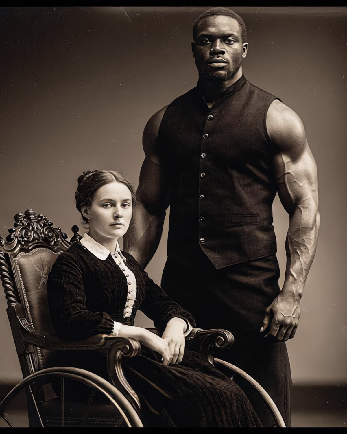 In 1856, Virginia said I was “unmarriageable” because of my wheelchair. 12 men said no. So my father did the unthinkable: he gave me to the strongest enslaved man on his plantation. | HO