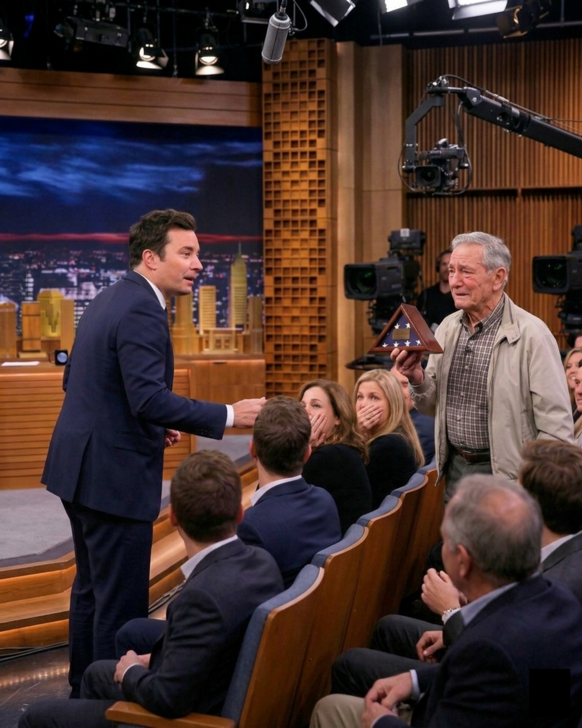 “Maybe someone should hear him again.” A Vietnam Vet Stood Up in Fallon’s Audience — What He Held Up Stopped the Show | HO!!!!