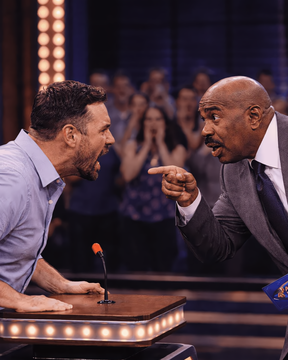 He came for Steve Harvey on live TV. Suit. Smirk. “Easy job… just reading cards.” Steve didn’t flinch. He took off his glasses and taught the world a lesson instead. | HO!!!!