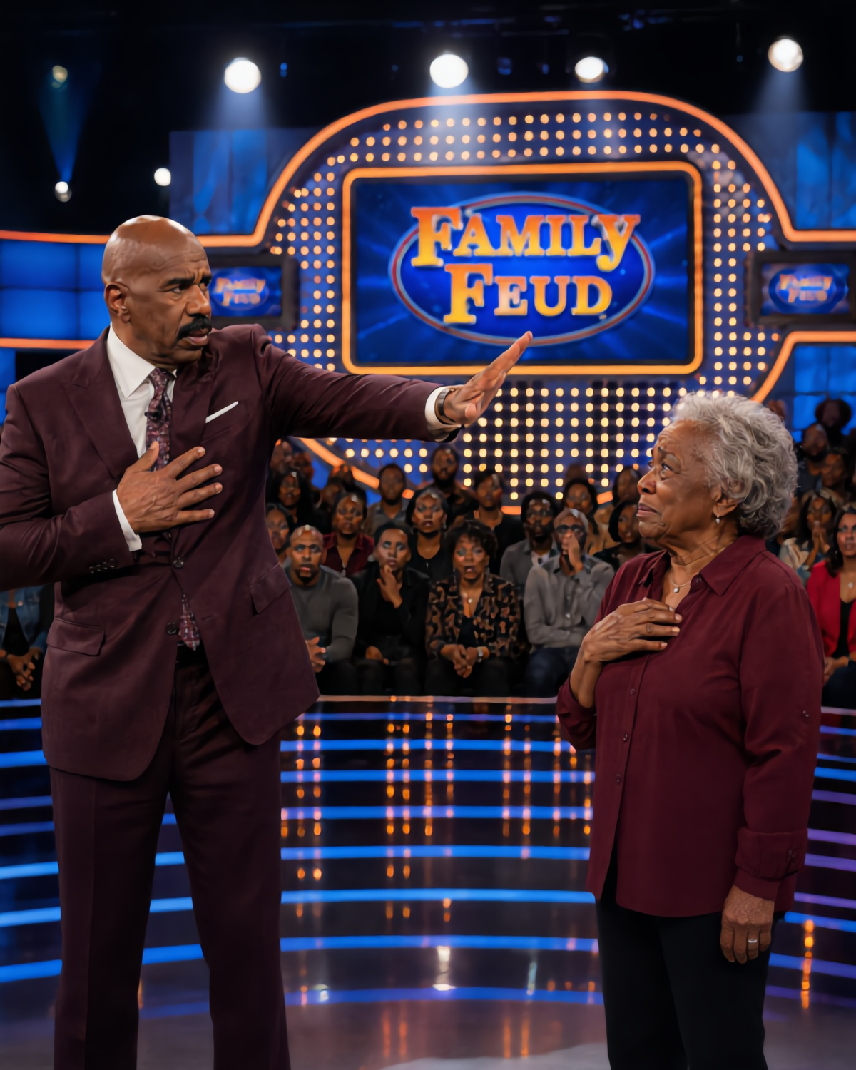 “I forgive you.”: Steve Harvey told her to LEAVE. She whispered 3 words. The taping STOPPED. | HO”