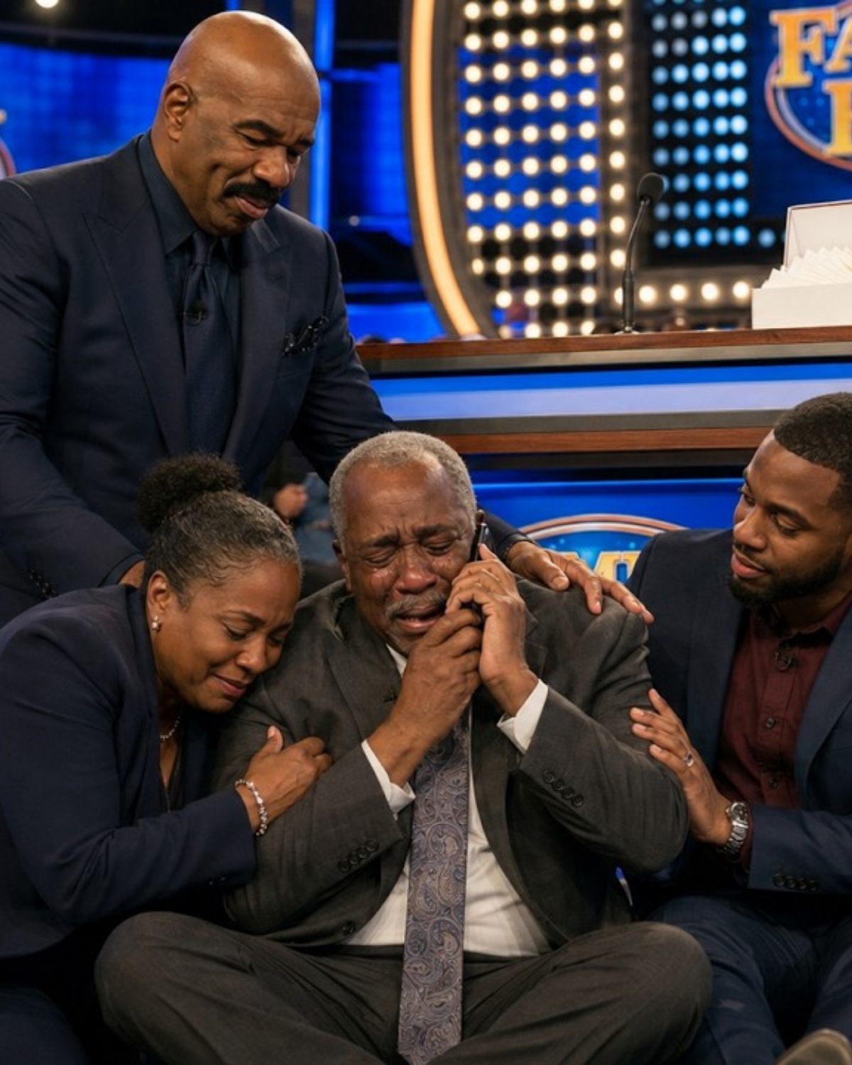 Wife revealed husband’s secret on Family Feud — Steve stopped filming. One phone call changed everything. | HO!!!!