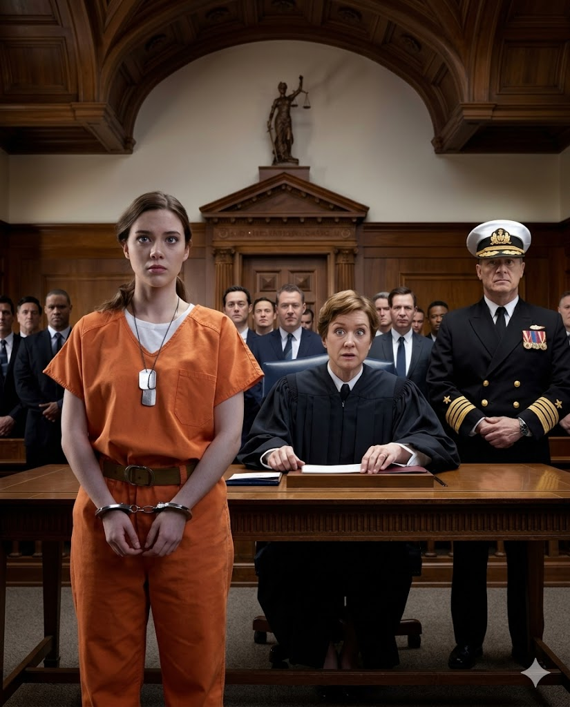 s – They handcuffed her at a public shooting range. Nobody knew she was a Navy SEAL sniper. Then an admiral walked into the courtroom.