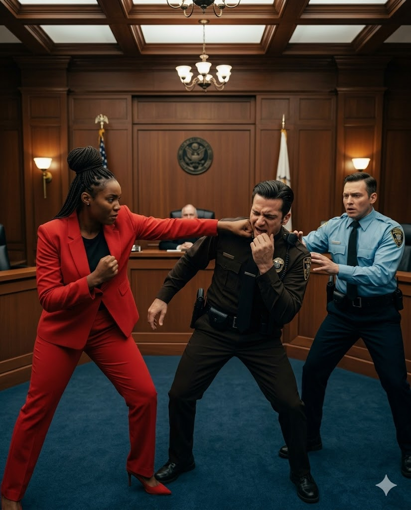 s – Cop Slapped a Black MP in Court — But Within Seconds, She Knocked Him Out Cold