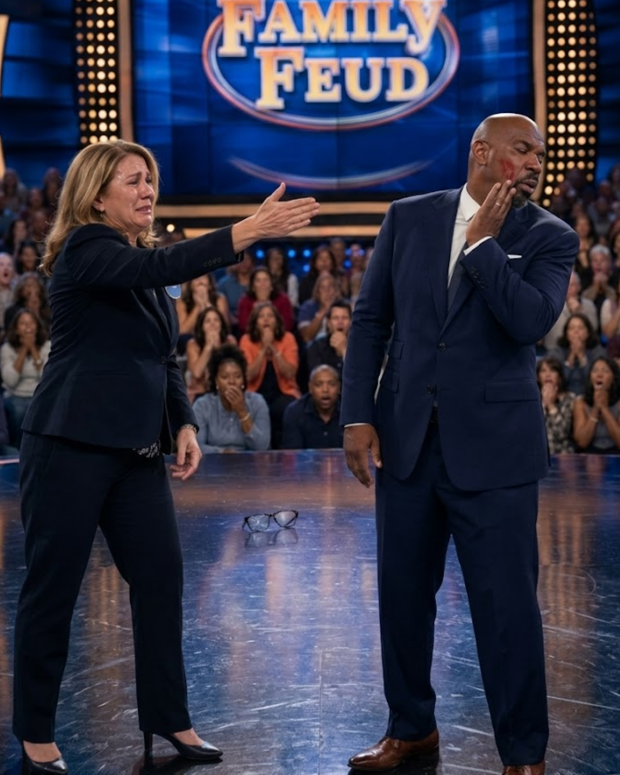 “She blamed him for 37 years.” Contestant SLAPPED Steve Harvey on live TV — then Steve started crying. | !!!!