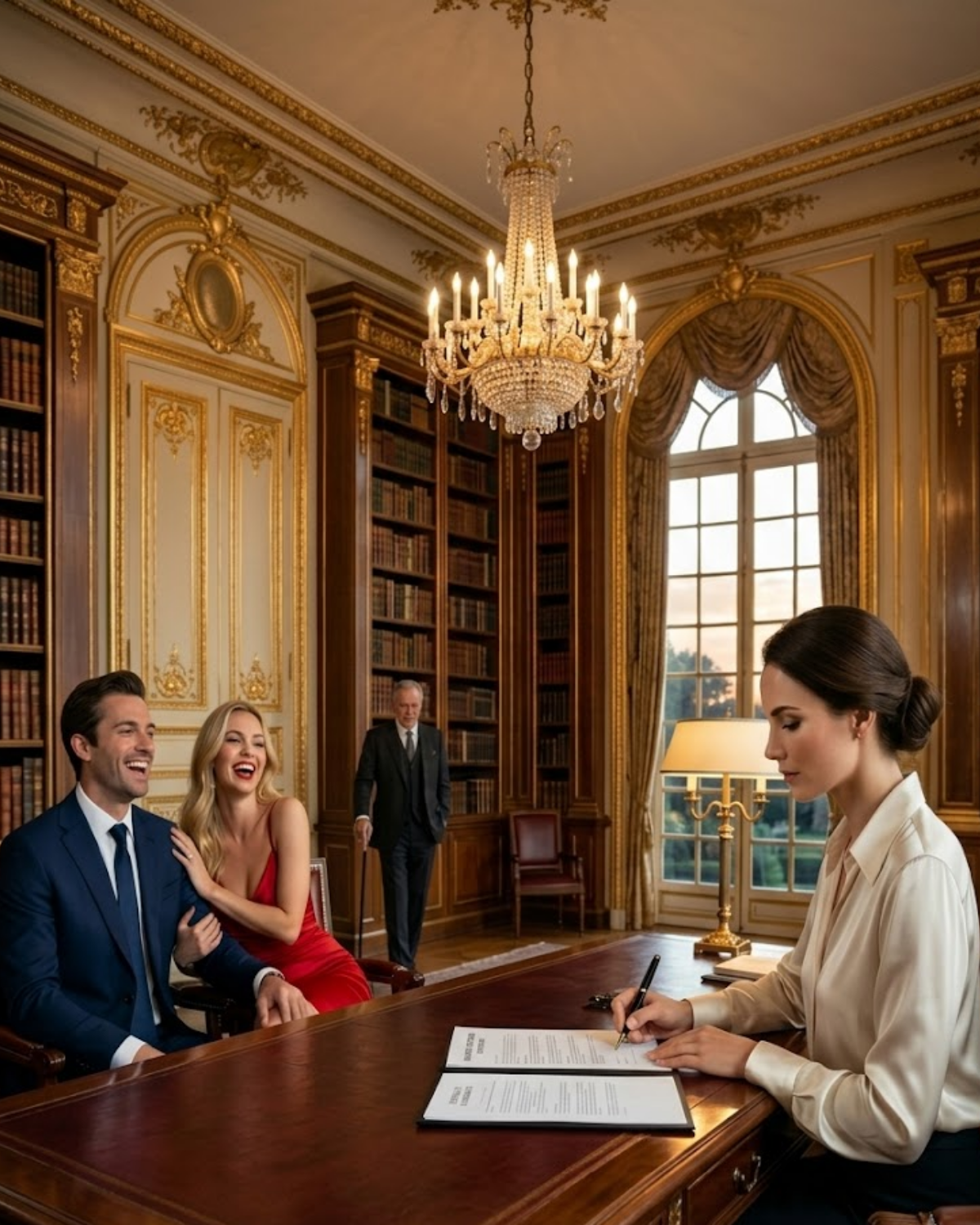 He handed me divorce papers thinking I’d beg. I signed in silence, packed my cardigan, and walked out. 30 seconds later, my private helicopter landed on his lawn. Turns out, the quiet librarian he discarded owned his empire. Never mistake silence for weakness.