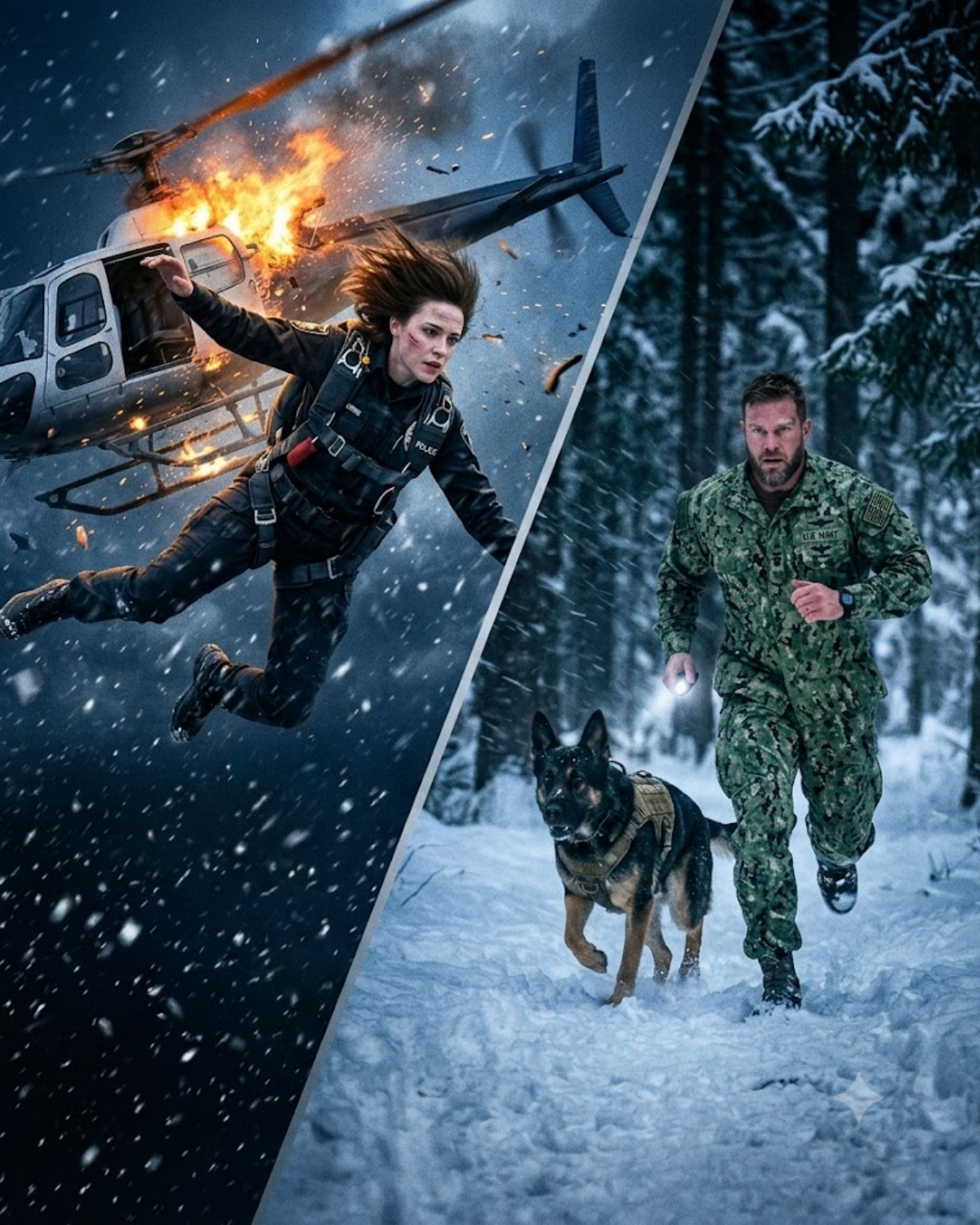 A wounded cop. A former Navy SEAL. And a K9 who never hesitates. But here’s the twist: the real enemy wasn’t in the woods it was already in her unit. You think you know who to trust — until the forest shows you otherwise.