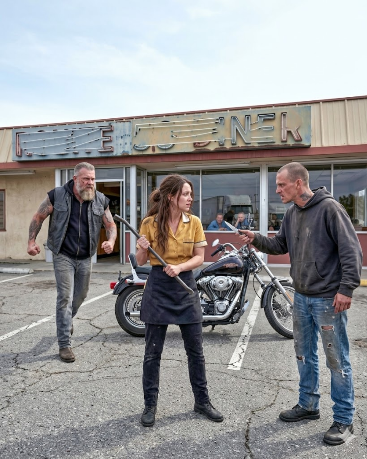 She risked her life for a stranger’s motorcycle. Not for glory. Not for money. But because she had nothing left to lose. Turns out, the man she saved wasn’t just a biker. He was a father who once lost everything too. What he did for her afterwards? I didn’t see it coming.