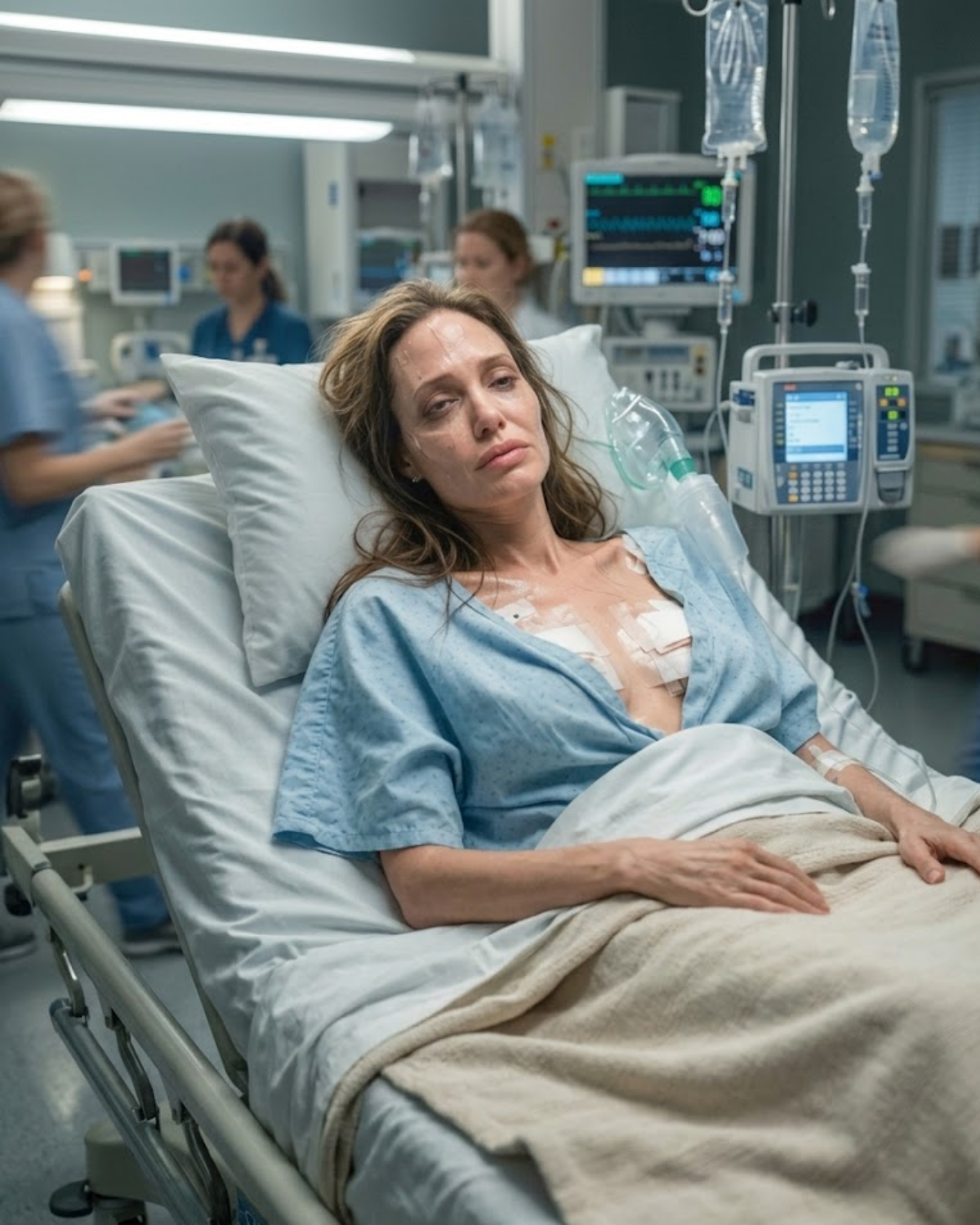 She spent years hiding scars under designer gowns, won an Oscar, then hired a hitman to end herself. She removed her breasts, then her ovaries—while raising six kids and fighting a 9-year war with America’s ex-husband.