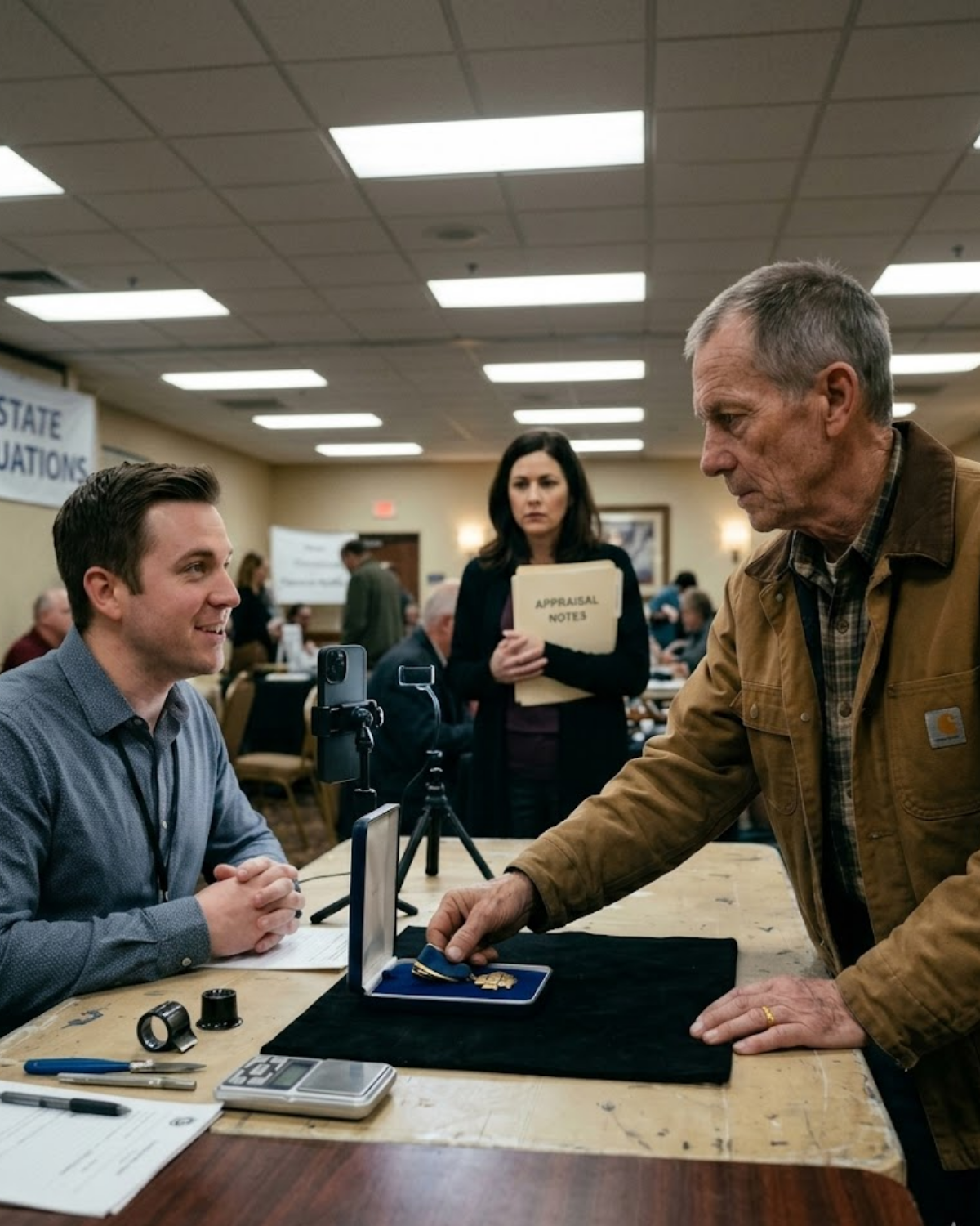 He called it a $25 flea market copy. Then an archivist opened a folder — and the room went silent. Turns out, the man standing there didn’t need a certificate. He’d been there the day it was earned.