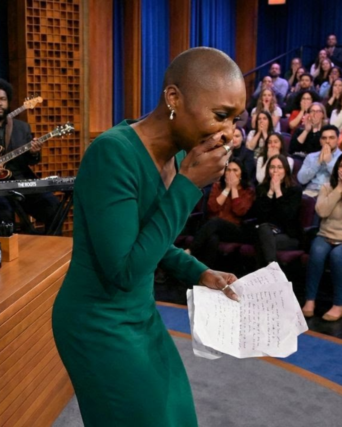 Cynthia Erivo walked off The Tonight Show in tears. Jimmy Fallon froze. Then he read the letter she couldn’t finish — from a dying mother in hospice. | HO!!!!