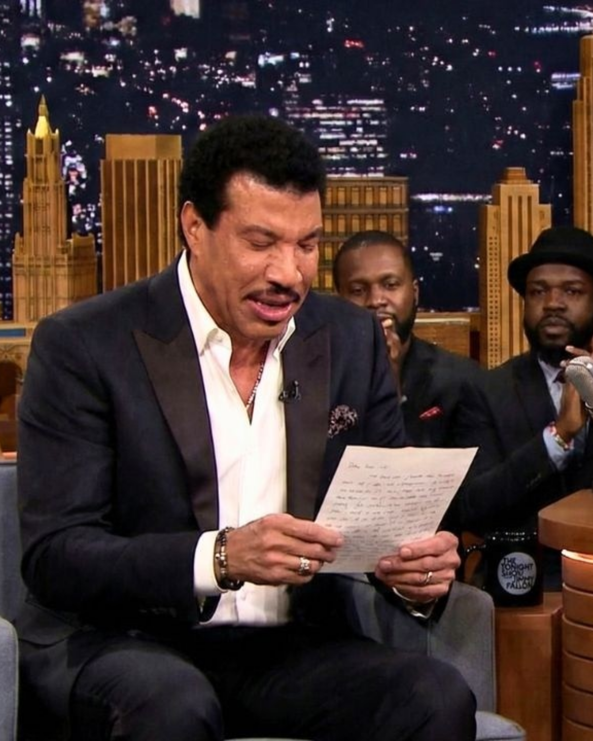 Jimmy Fallon FROZEN When Lionel Richie Suddenly Stops Mid-Thought After Reading This Letter | HO!!!!
