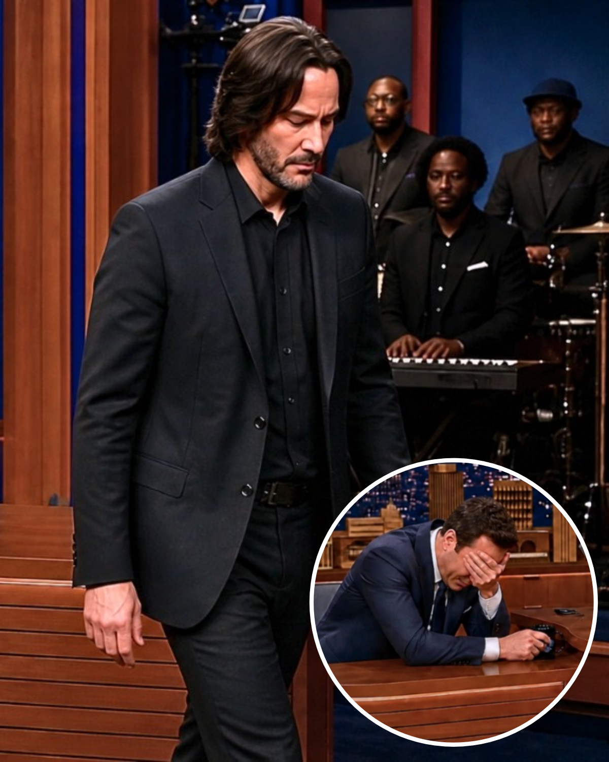 Jimmy Fallon COLLAPSED When Keanu Reeves Walked Off Stage After Hearing a BAD Comment! – Then the 14 words he whispered changed everything. | HO!!!!