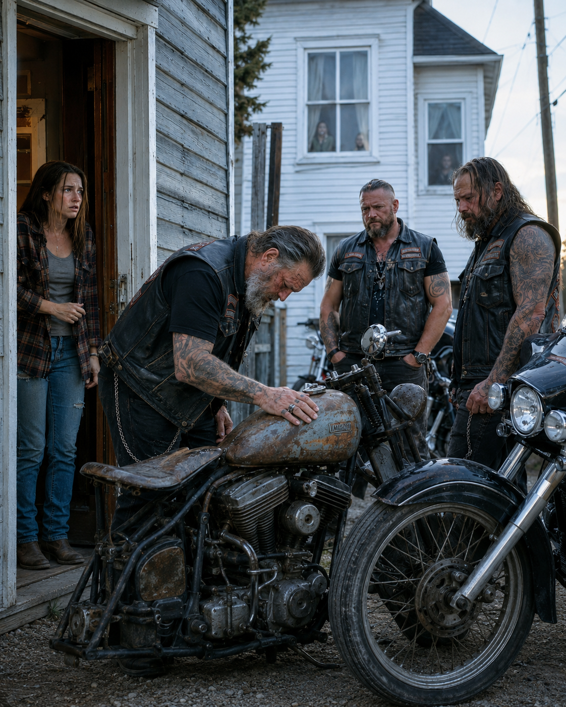 Everyone Laughed When a Poor Girl Bought a Rusty Harley for $46—Until 237 Hells Angels Showed Up and Changed Everything.