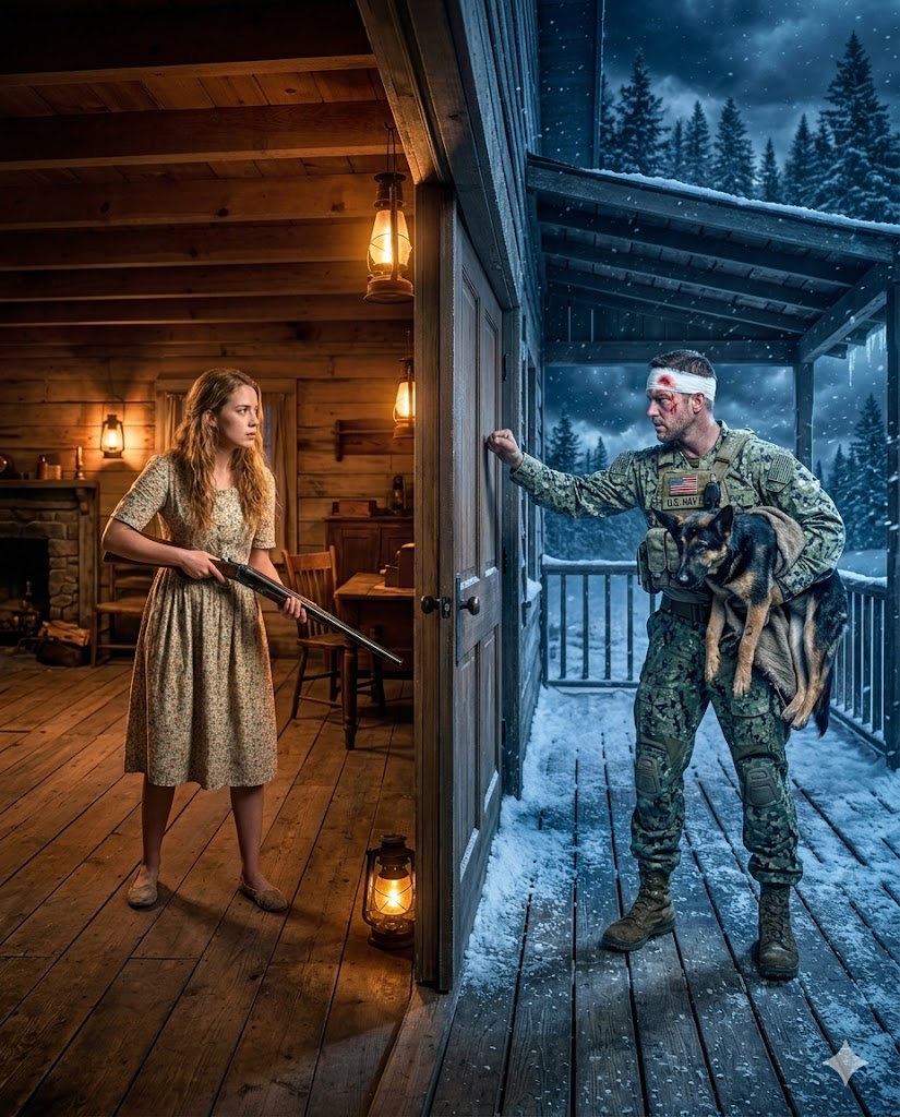 A Poor Girl Gave Shelter to a Wounded Navy SEAL and His Dog… Then He Gave Her Life Back…